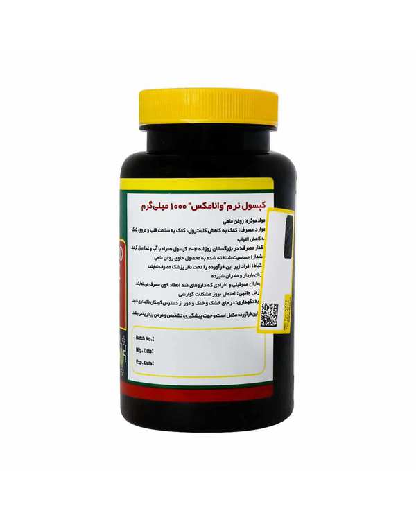 سافت ژل امگا 3 وانا مکس نورم لایف 1000 میلی گرم بسته 60 عددی - تصویر 2