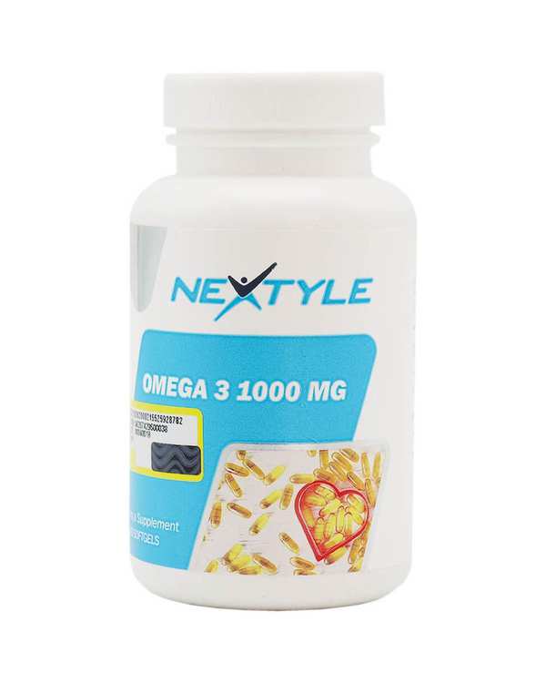 سافت ژل امگا 3 حاوی 1000 میلی گرم روغن ماهی نکستایل بسته 60 عددی