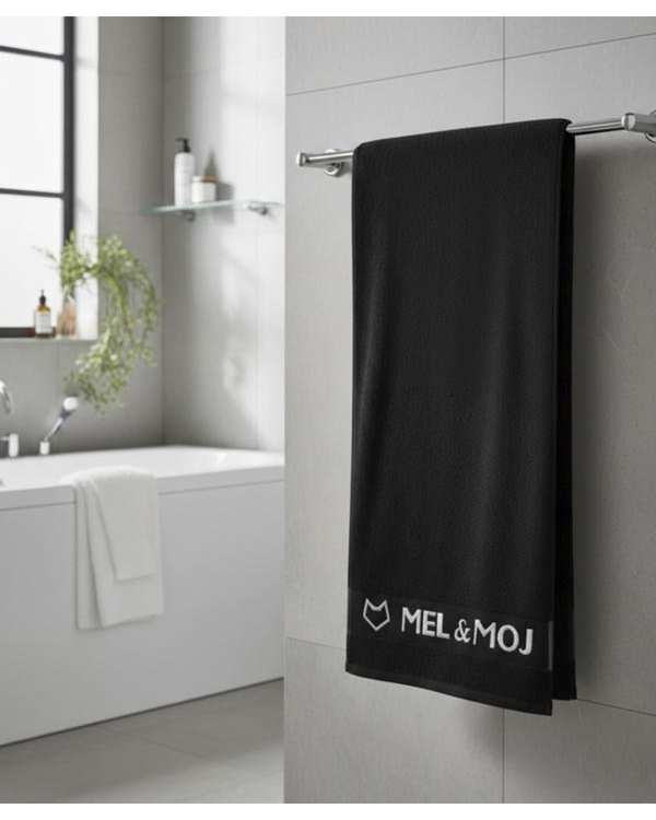 حوله استخر و حمام مشکی مل اند موژ Mel & Moj کد U09261