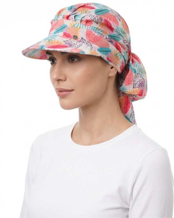 کلاه ساحلی زنانه سفید تارتن Tartan کد 11224276