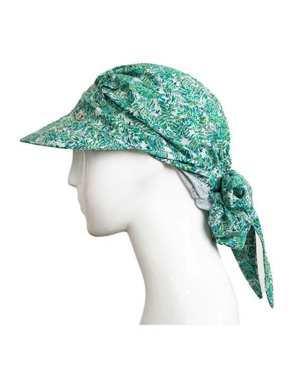 کلاه زنانه پشت کش دار سفید تارتن Tartan کد 112244760