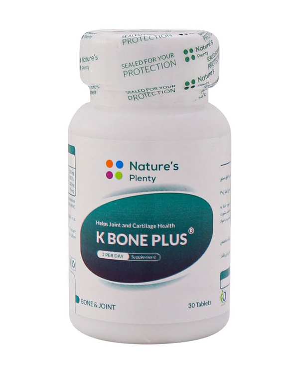 قرص ویتامین نیچرز پلنتی مدل K Bone Plus بسته 30 عددی