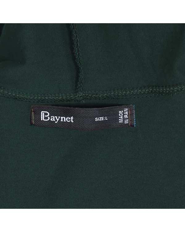 تیشرت مردانه کلاهدار آستین کوتاه سبز باینت Baynet مدل 11-323 - تصویر 6