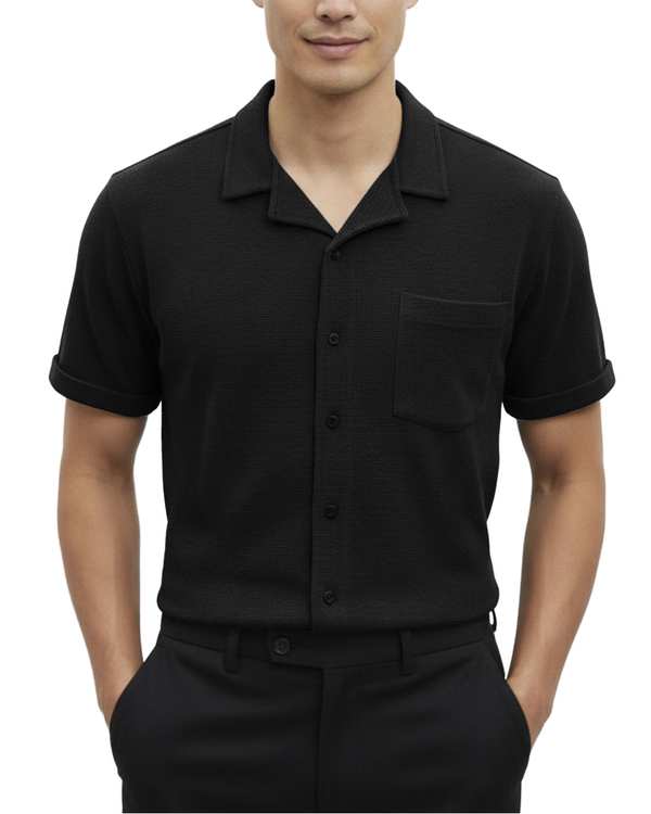 پیراهن مردانه آستین کوتاه مشکی سوپردرای Superdry کد 7010007