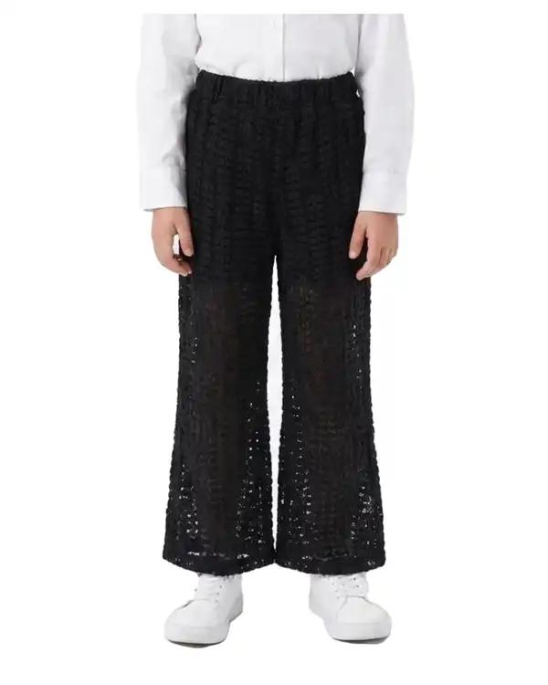 شلوار دخترانه دانتل مشکی مرینو Merino کد 1881