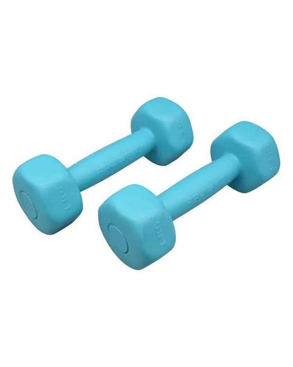 دمبل 1 کیلوگرمی آبی فیروزه ای رادیس فیت Radisfit مدل RPHF-1000 بسته 2 عددی