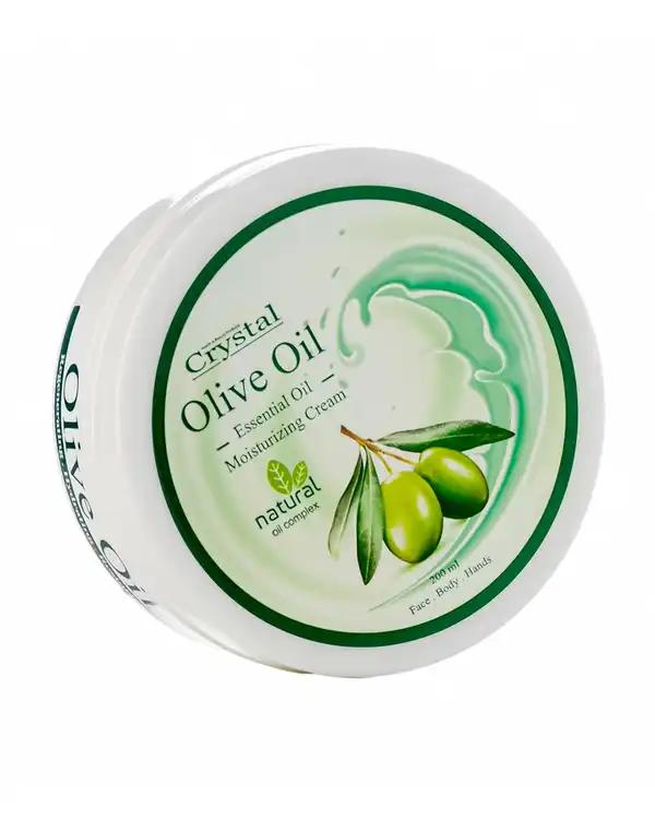 کرم دست و صورت و بدن کاسه ای کریستال Crystal حاوی روغن زیتون 200ml