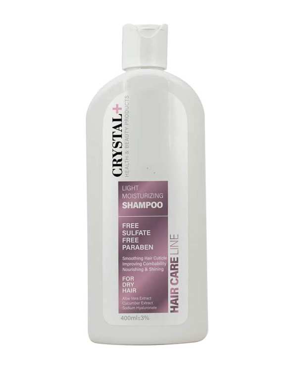 شامپو بدون سولفات آبرسان کریستال Crystal مناسب موهای خشک 400ml