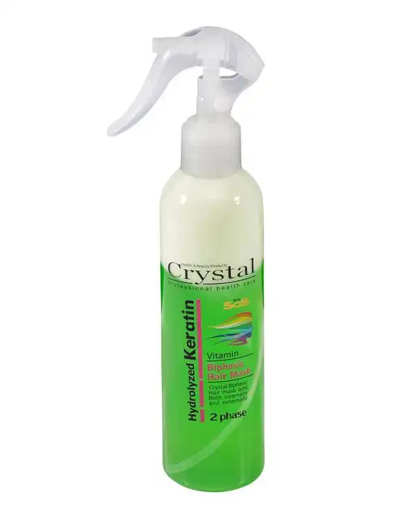 اسپری دو فاز ویتامینه مو سبز کریستال Crystal مدل Vitamin حجم 250ml