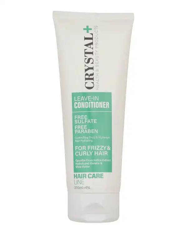 ماسک مو بدون آبکشی فاقد سولفات تیوپی کریستال Crystal مناسب موهای وزدار و مجعد 250ml
