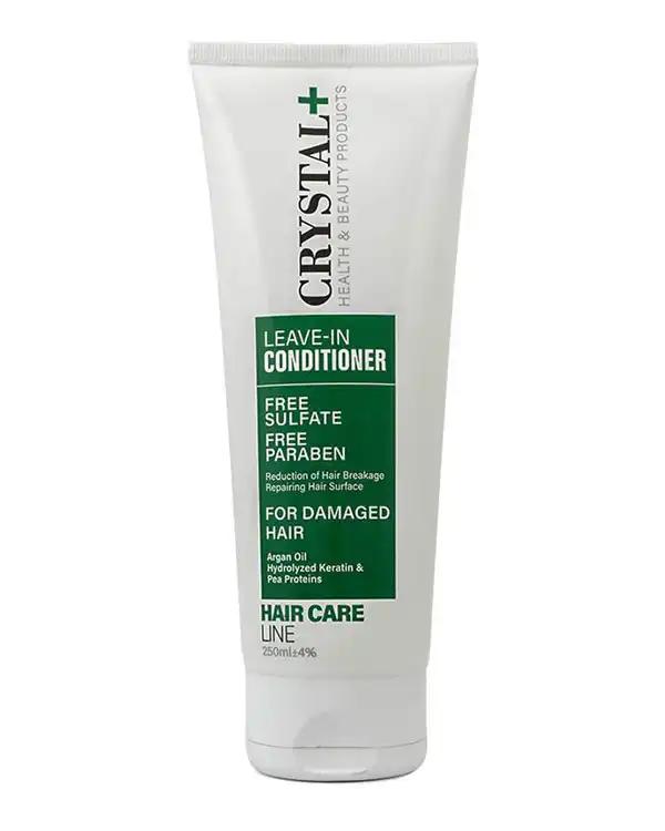 ماسک مو بدون آبکشی فاقد سولفات تیوپی کریستال Crystal مناسب موهای آسیب دیده 250ml