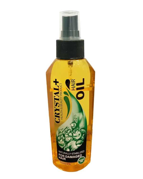 روغن تقویت کننده مو کریستال Crystal مناسب موهای آسیب دیده 100ml