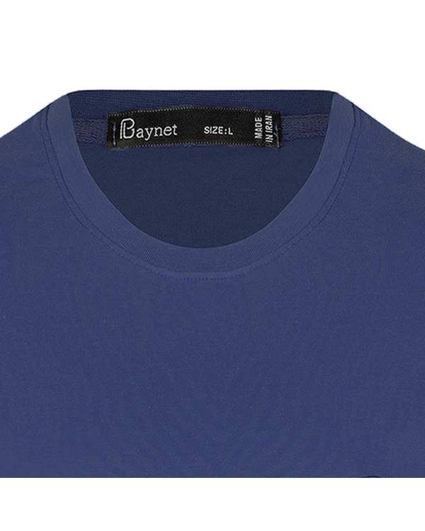 تیشرت مردانه آبی نفتی باینت Baynet مدل 373 - تصویر 4