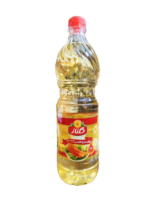 روغن سرخ کردنی شفاف گلناز حجم 810 گرم