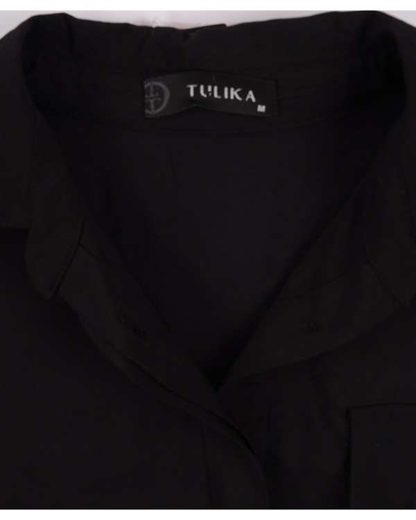 شومیز زنانه مشکی تولیکا Tulika کد 33142 - تصویر 3