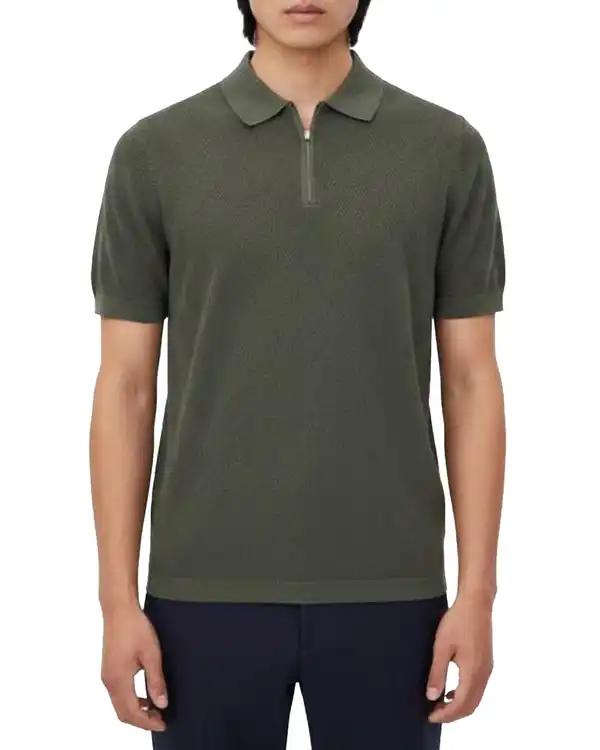 پولوشرت مردانه نیم زیپ سبز سوپردرای Superdry کد 7630013