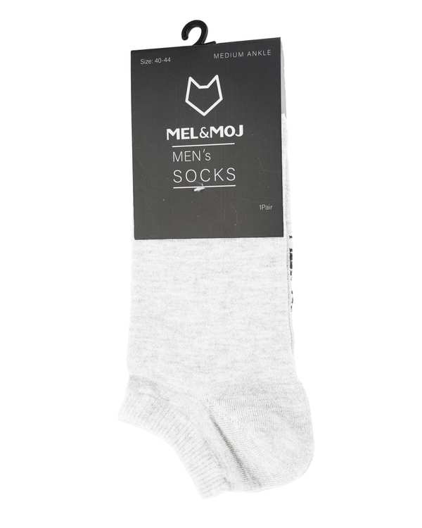 جوراب مچی مردانه سفید مل اند موژ Mel & Moj کد M09371