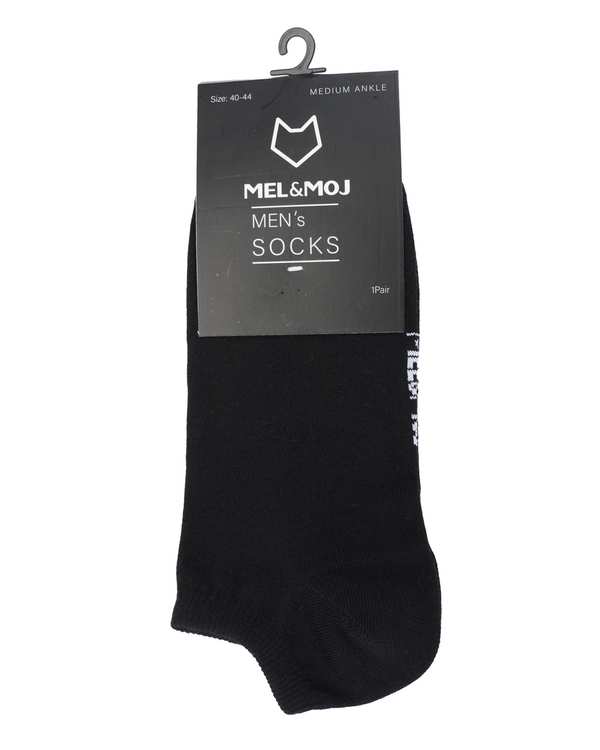جوراب مچی مردانه مشکی مل اند موژ Mel & Moj کد M09371