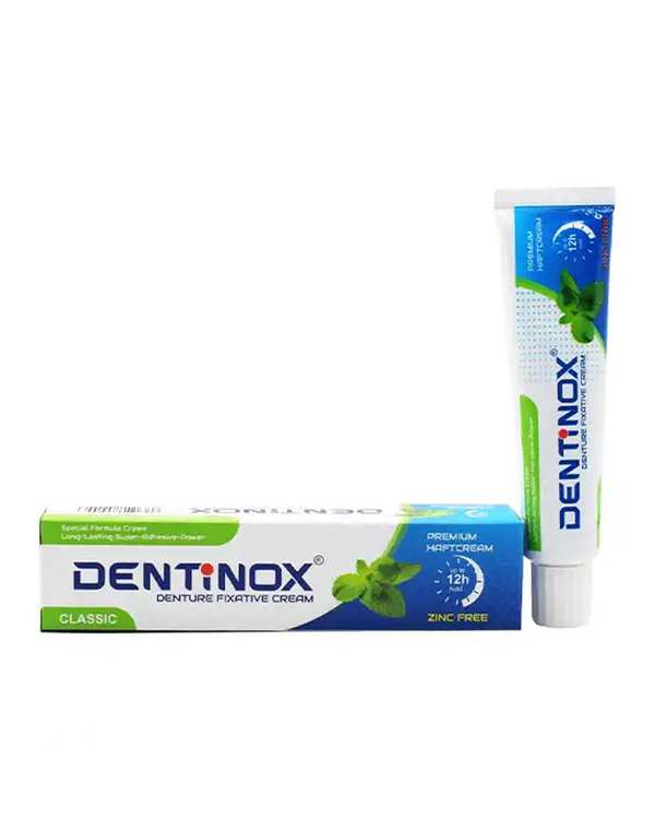 دهانشویه و خوشبو کننده دهان چسب دندان مصنوعی دنتینوکس Dentinox مدل Denture Fixative Cream برند متفرقه - تصویر 3