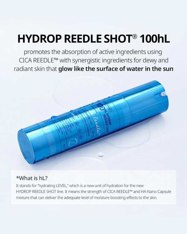 سرم پوست سرم هیالورونیک اسید وی تی VT مدل ریدل شات Hydrop Reedle Shot 100 حجم 50 میلی لیتر - تصویر 3