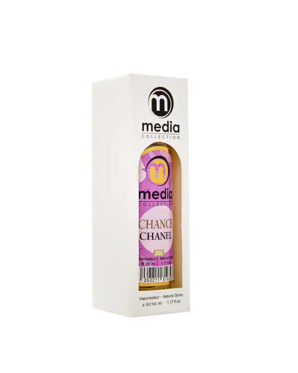 عطر جیبی زنانه مدیا Media مدل شنل چنس شماره 202 حجم 35 میلی لیتر - تصویر 3