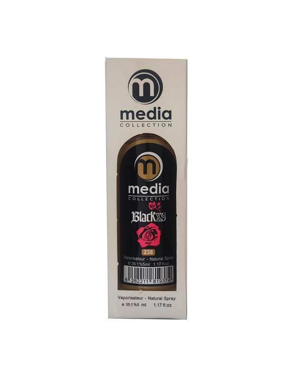 عطر جیبی زنانه مدیا Media مدل بلک ایکس اس شماره 238 حجم 35 میلی لیتر - تصویر 3