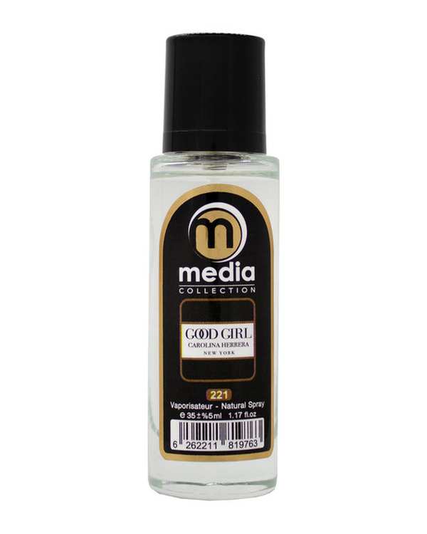 عطر جیبی زنانه مدیا Media مدل گودگرل Good Girl شماره 221 حجم 35 میلی لیتر