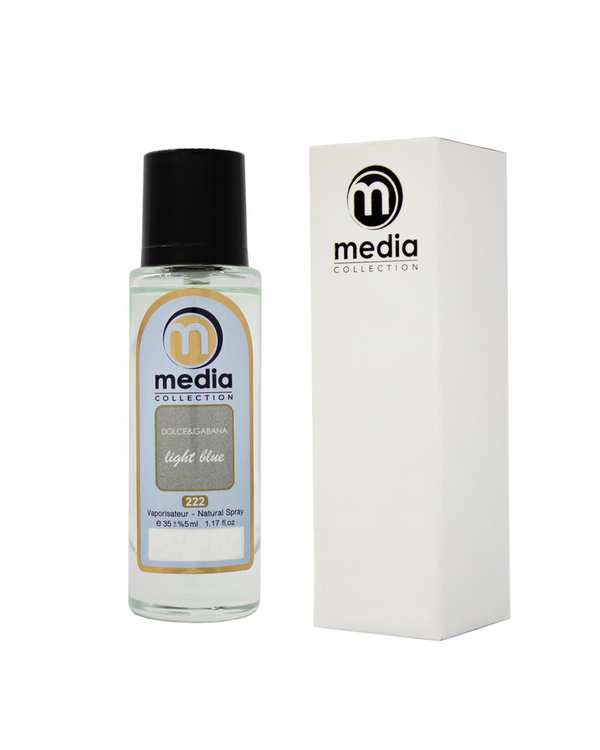 عطر جیبی زنانه مدیا Media مدل لایت بلو شماره 222 حجم 35 میلی لیتر - تصویر 2