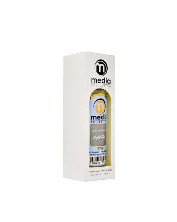عطر جیبی زنانه مدیا Media مدل لایت بلو شماره 222 حجم 35 میلی لیتر - تصویر 3