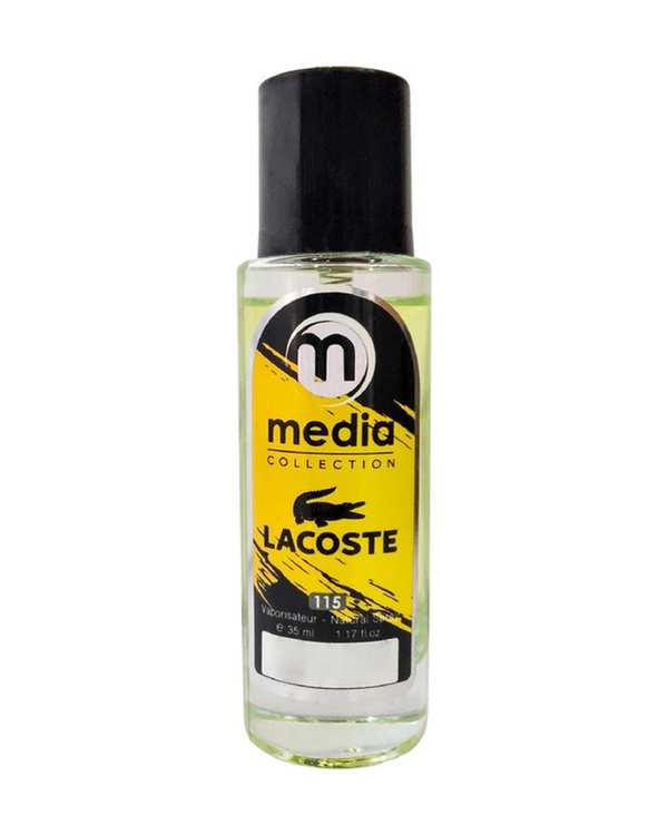 عطر جیبی مردانه مدیا Media مدل لاگوست شماره 115 حجم 35 میلی لیتر