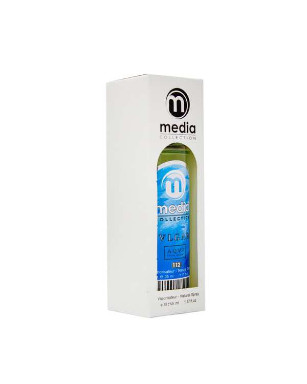 عطر جیبی مردانه مدیا Media مدل آکوا بولگاری شماره 112 حجم 35 میلی لیتر - تصویر 3