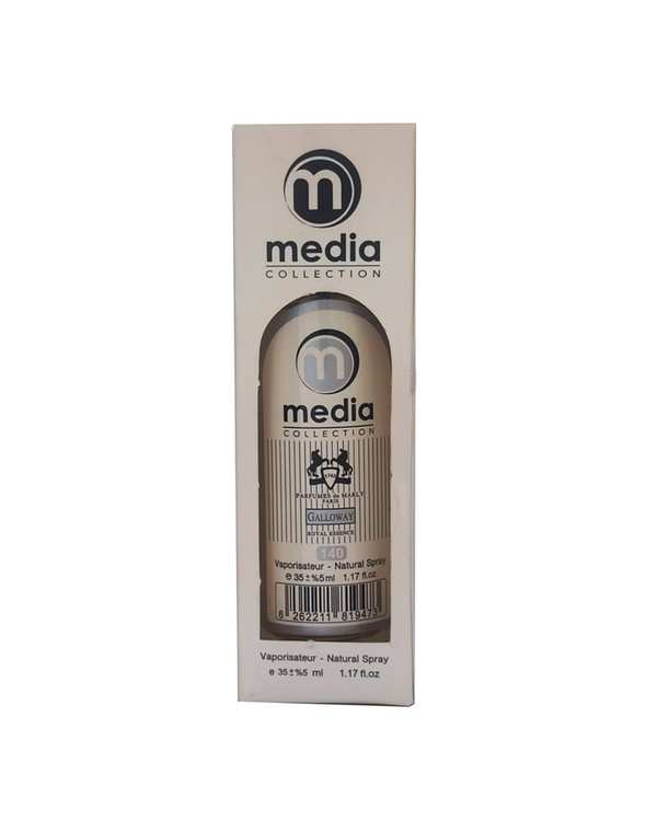 عطر جیبی مردانه مدیا Media مدل مارلی گالووی شماره 140 حجم 35 میلی لیتر - تصویر 2