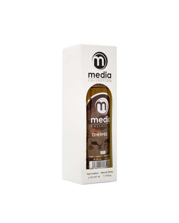 عطر جیبی مردانه مدیا Media مدل تق هرمس Terre D Hermes شماره 110 حجم 35 میلی لیتر - تصویر 2