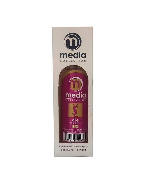 عطر جیبی زنانه مدیا Media مدل ایفسن لورن اله شماره 212 حجم 35ml - تصویر 3