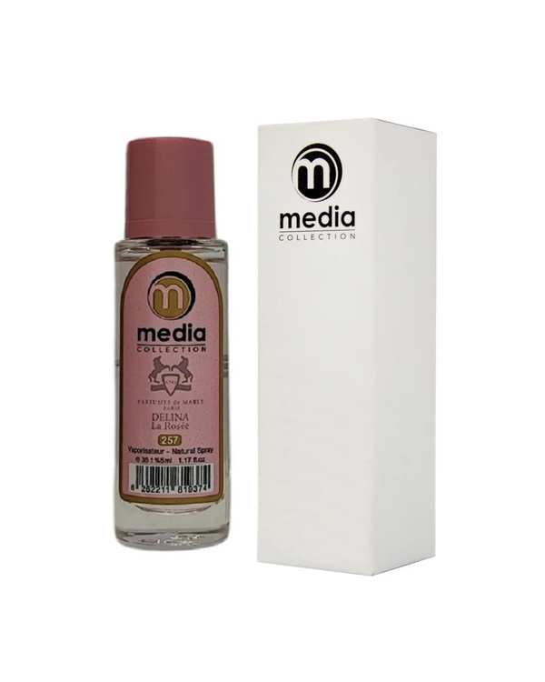عطر جیبی زنانه مدیا Media مدل مارلی دلینا لا رز Delina La Rose شماره 257 حجم 35ml - تصویر 2