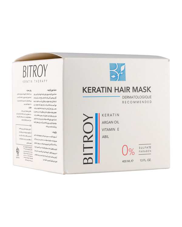 ماسک مو کراتینه بیتروی Bitroy مدل Keratin حجم 400 میلی لیتر - تصویر 5