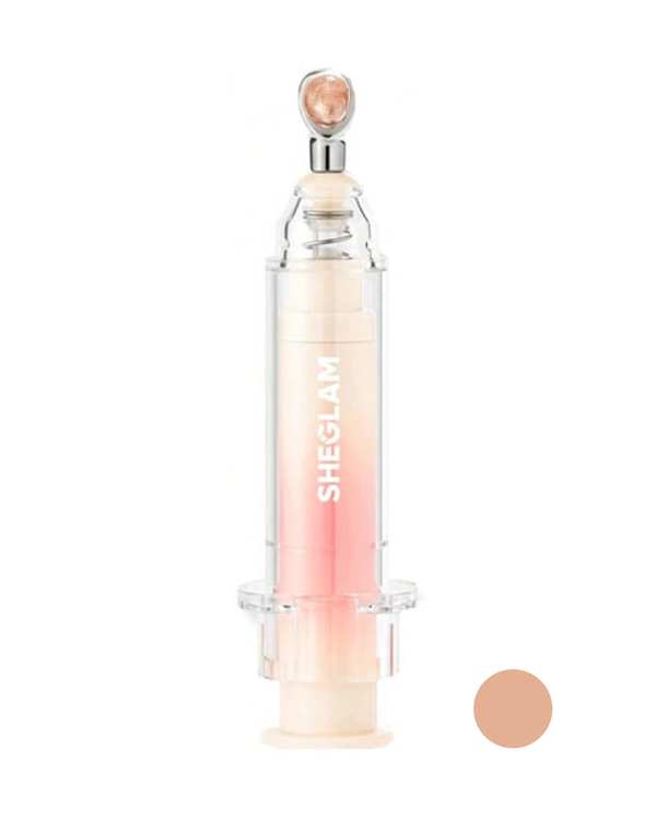 لیپ پلامپر آمپولی حجم دهنده لب شیگلم Sheglam مدل Booster Shine Plumping Lip Gloss رنگ Own Your Shine