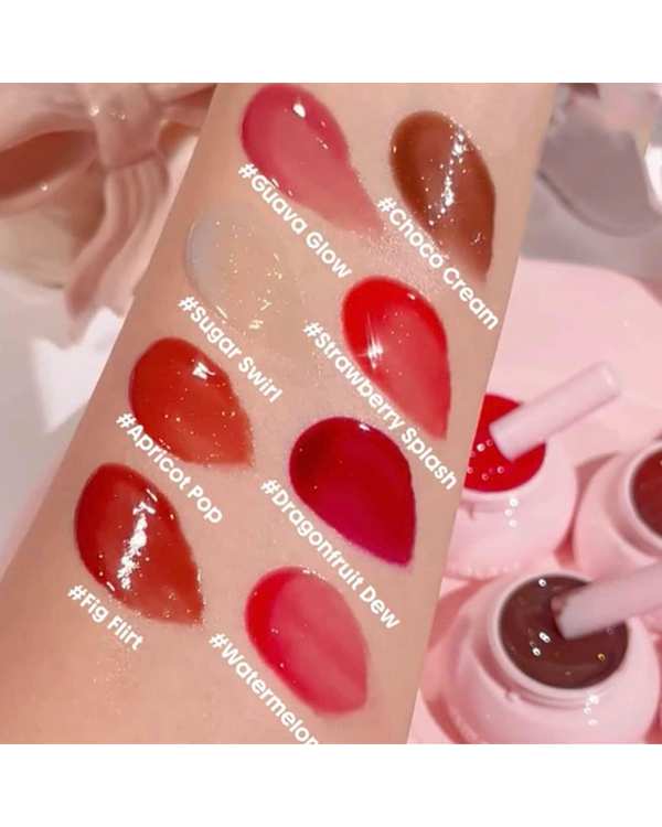 مربای لب جیبی شیگلم Sheglam مدل Hydra Jelly Pocket Lip Jam رنگ Watermelon Whirl وزن 3.5 گرم - تصویر 2