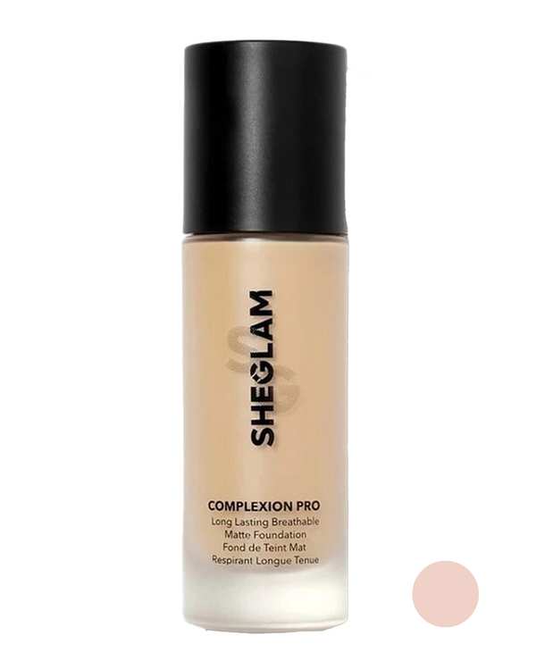 کرم پودر مات شیگلم Sheglam مناسب پوست چرب مدل Complexion Pro رنگ Nude