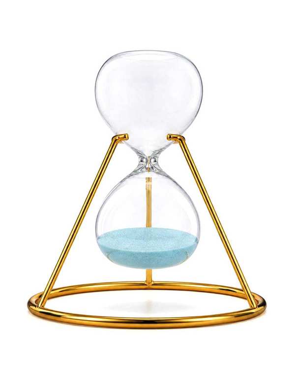 ساعت شنی 30 ثانیه ای استند دار آبی مدل Circle