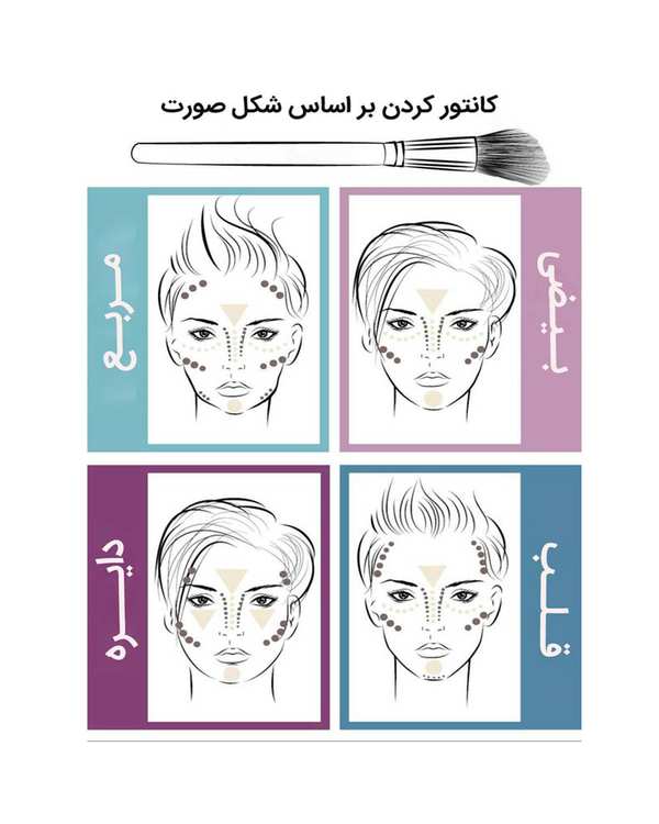 کانتور مایع صورت آدارز Adarose شماره 102 - تصویر 3