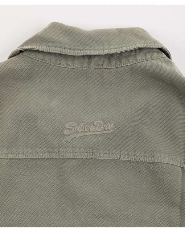 جکت کتان مردانه سبز سوپردرای Superdry کد 7610011 - تصویر 4