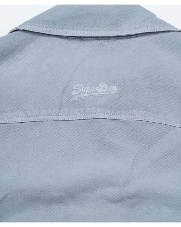 جکت کتان مردانه طوسی آبی سوپردرای Superdry کد 7610011 - تصویر 4