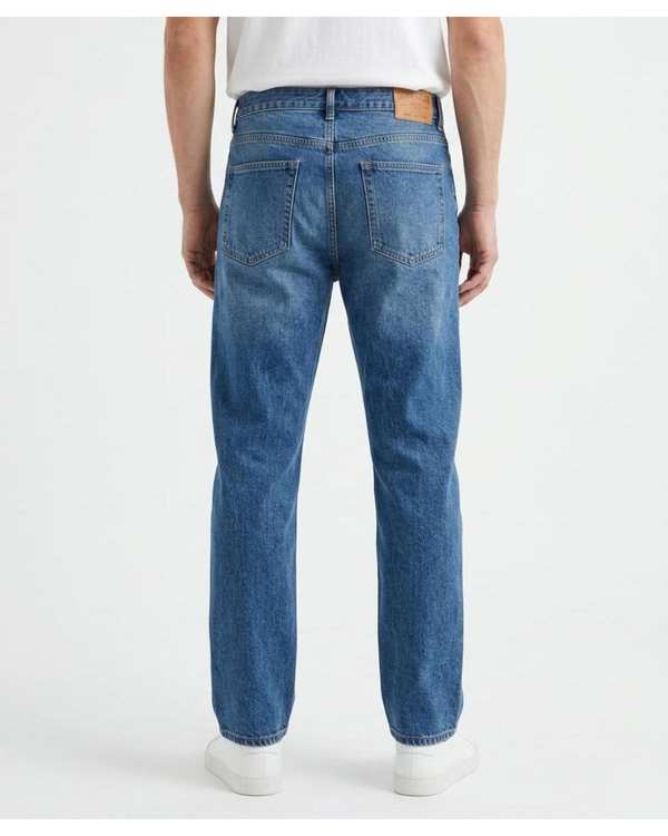شلوار جین مردانه نیم بگ آبی سوپردرای Superdry کد 7190016 - تصویر 2