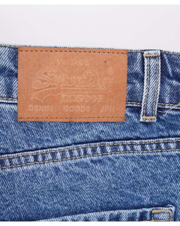شلوار جین مردانه نیم بگ آبی سوپردرای Superdry کد 7190016 - تصویر 6