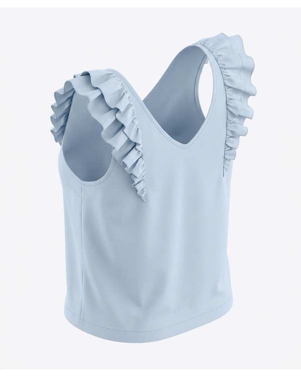 تاپ زنانه آبی روشن سوپردرای Superdry کد 6050007 - تصویر 2