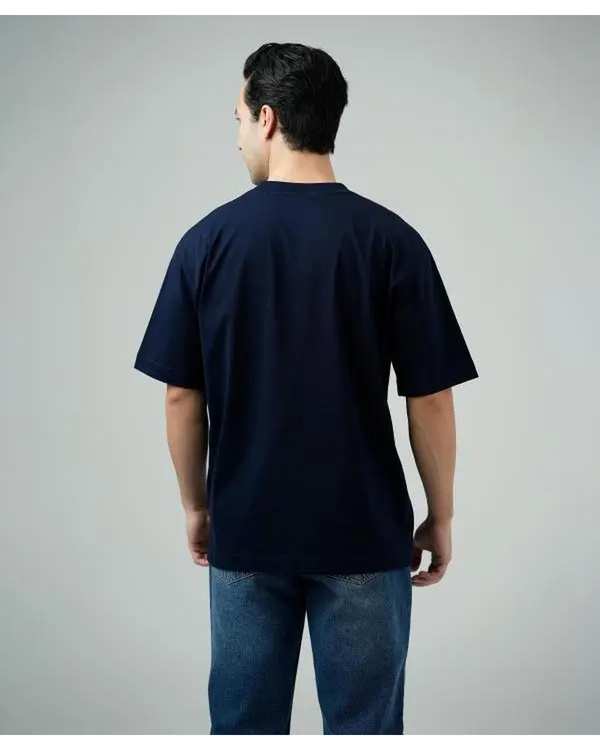 تیشرت و پولوشرت مردانه تیشرت مردانه بیسیک سرمه ای نفیر ور Nafir Wear مدل alpha کد 711201 - تصویر 2