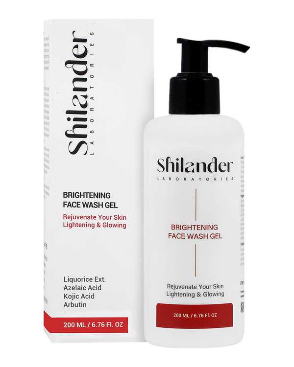 شوینده صورت ژل شستشوی روشن کننده و ضد لک صورت شیلاندر Shilander حجم 200 میلی لیتر - تصویر 2