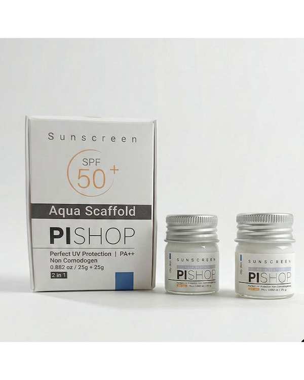 کرم ضد آفتاب بی رنگ SPF50 پی PI مناسب پوست چرب حجم 50 میلی لیتر - تصویر 3