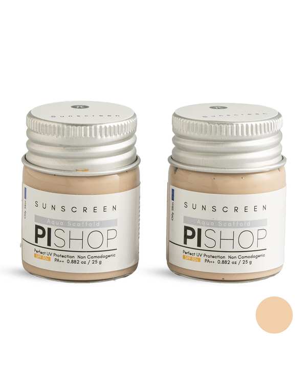کرم ضد آفتاب رنگی SPF50 بژ روشن پی PI مناسب پوست چرب حجم 50 میلی لیتر